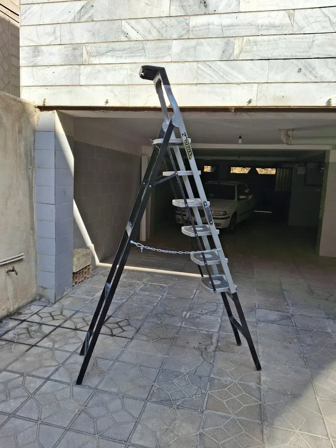 نردبان 7 پله ماندگار|ابزارآلات|محمدیه-قزوین, |دیوار