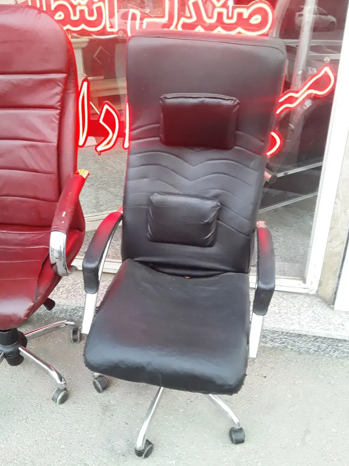 صندلی جکدار دو جکه ۴عدد|مبلمان اداری|اردبیل, |دیوار