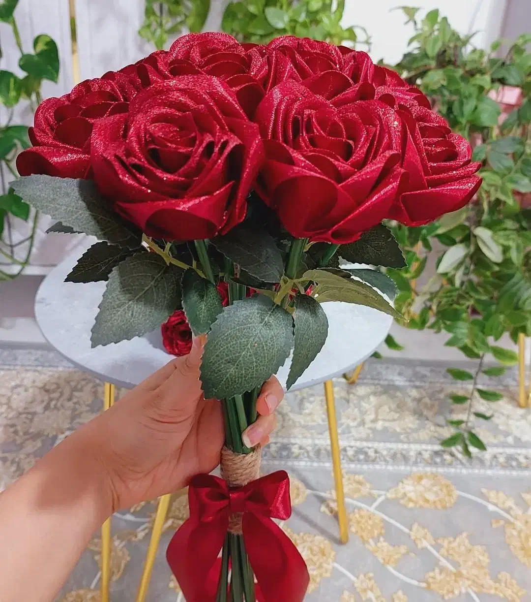 گل های ربانی ماندگار|گل مصنوعی|سقز, |دیوار