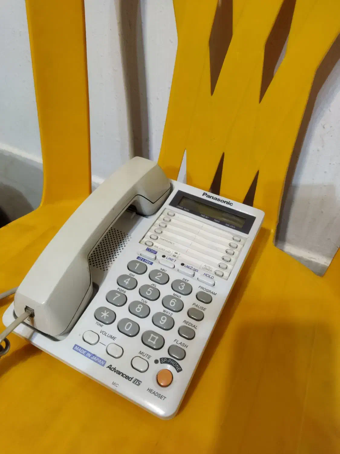 تلفن دوخط پاناسونیک اصل ژاپن|تلفن رومیزی|اصفهان, باغ فدک|دیوار