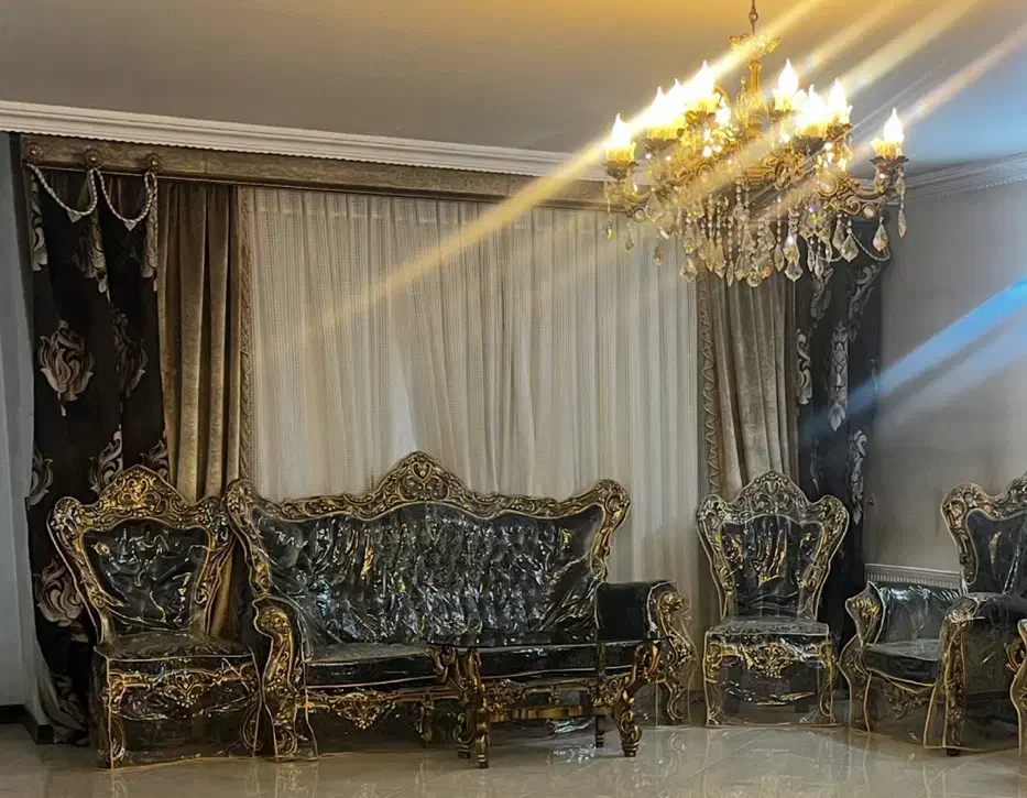 پرده پذیرایی|پرده، رانر، رومیزی|اصفهان, شهرک زاینده رود|دیوار