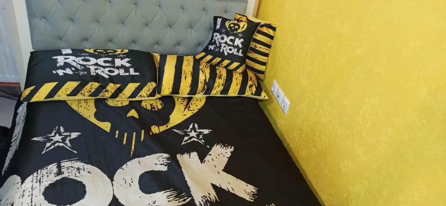 رو تختی پسرانه ساتن طرح راک اند رول|سرویس روتختی|لاهیجان, کوی آزادگان|دیوار