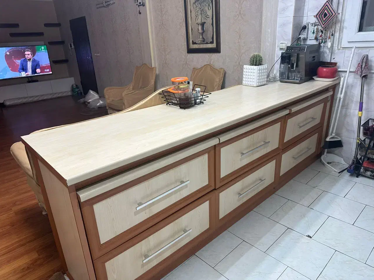 کابینت دست دوم همراه با هود و سینک|جاکفشی، کمد، دراور|تهران, صادقیه|دیوار