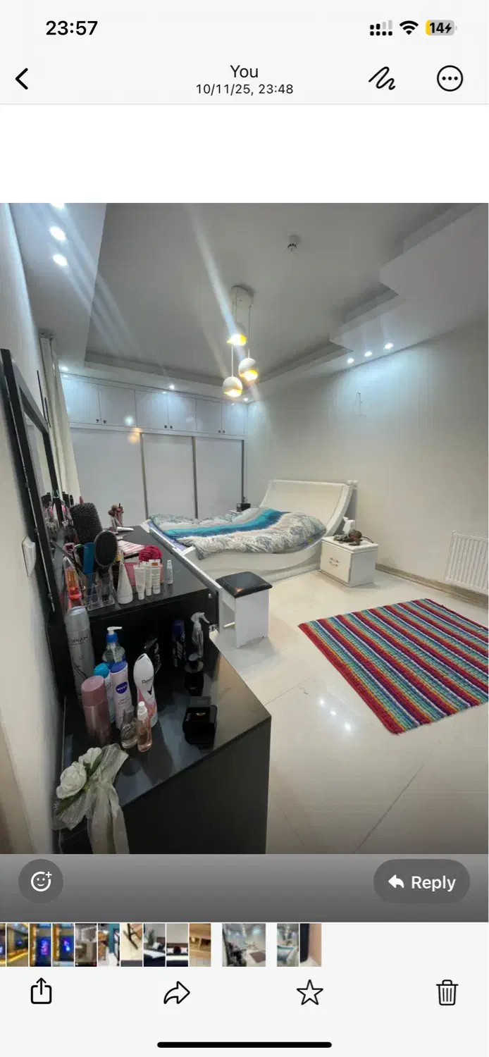 تخت خواب دو نفره نو|تخت و سرویس خواب|سنندج, |دیوار