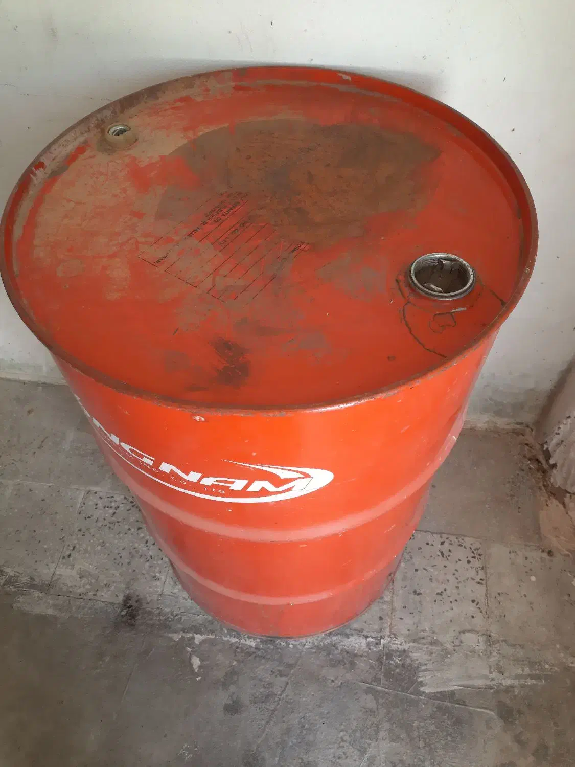 فروش بشکه آهنی ۲۲۰ لیتری|مصالح و تجهیزات ساختمان|گله دار, |دیوار