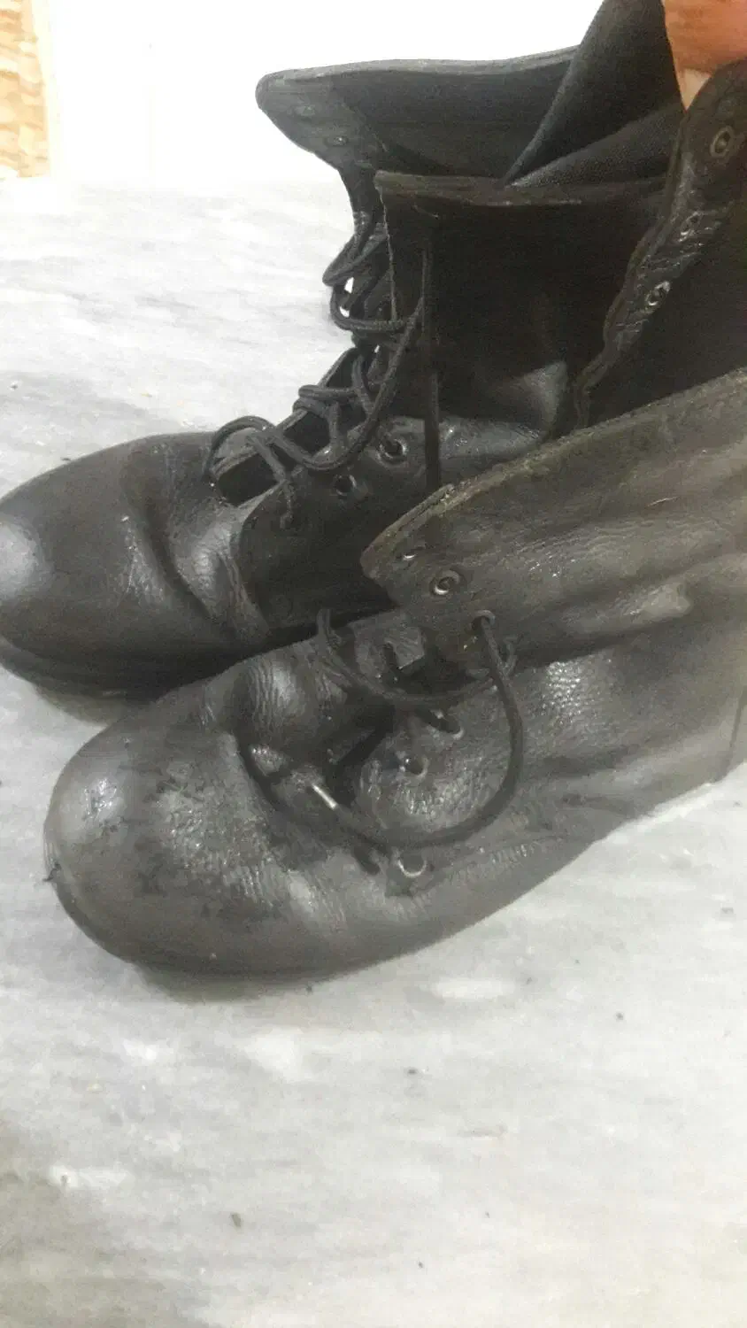 پوتین نظامی سایز۴۵|کیف، کفش، کمربند|گرگان, |دیوار