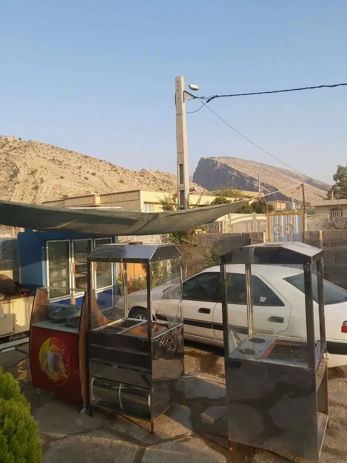 1عددیخچال فر ساندویچی دستگاه ذرت مکزیکی 3تاویترین|کافی‌شاپ و رستوران|کازرون, |دیوار