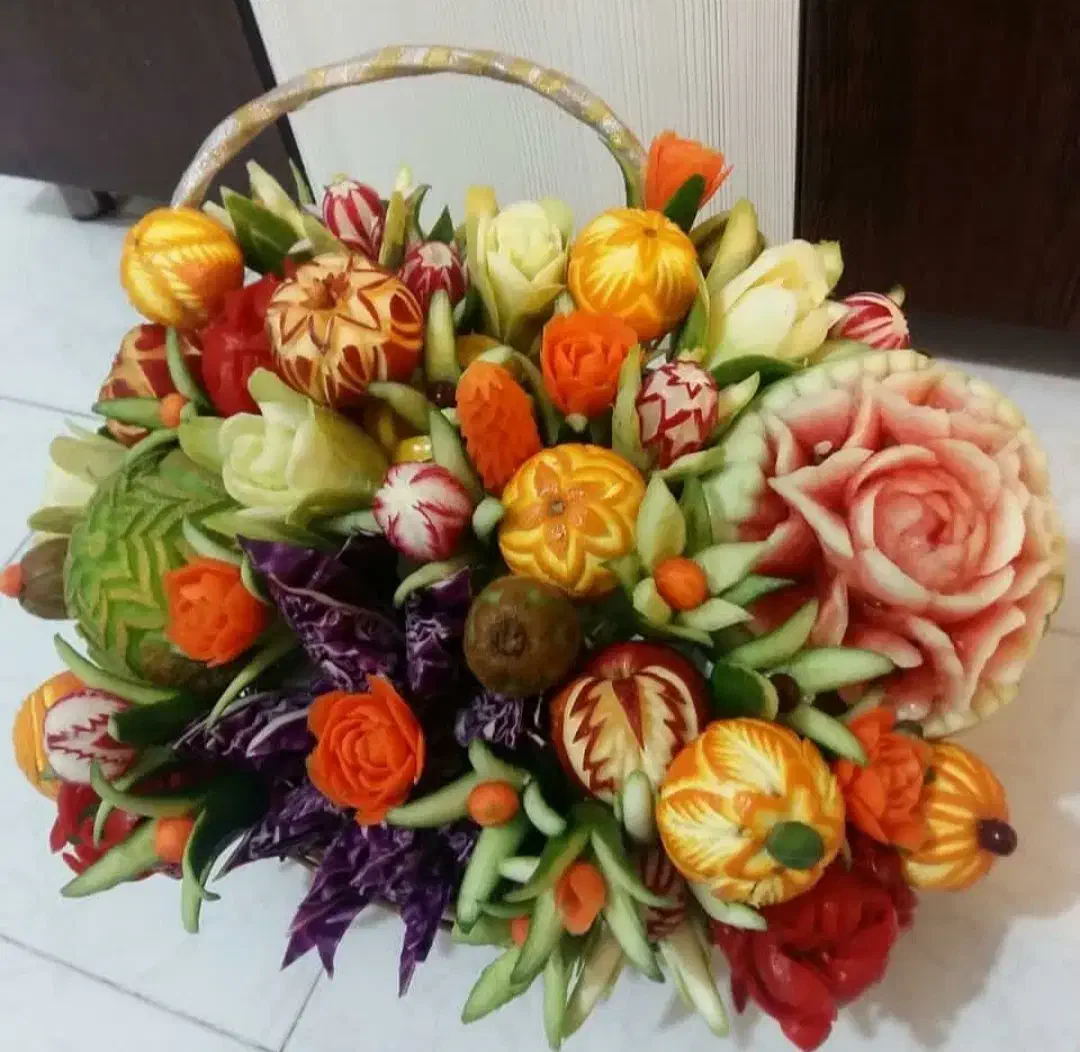 سفارشات یلدایی حکاکی مخصوص یلدا و میوه آرایی|خدمات پذیرایی، مراسم|دورود, |دیوار