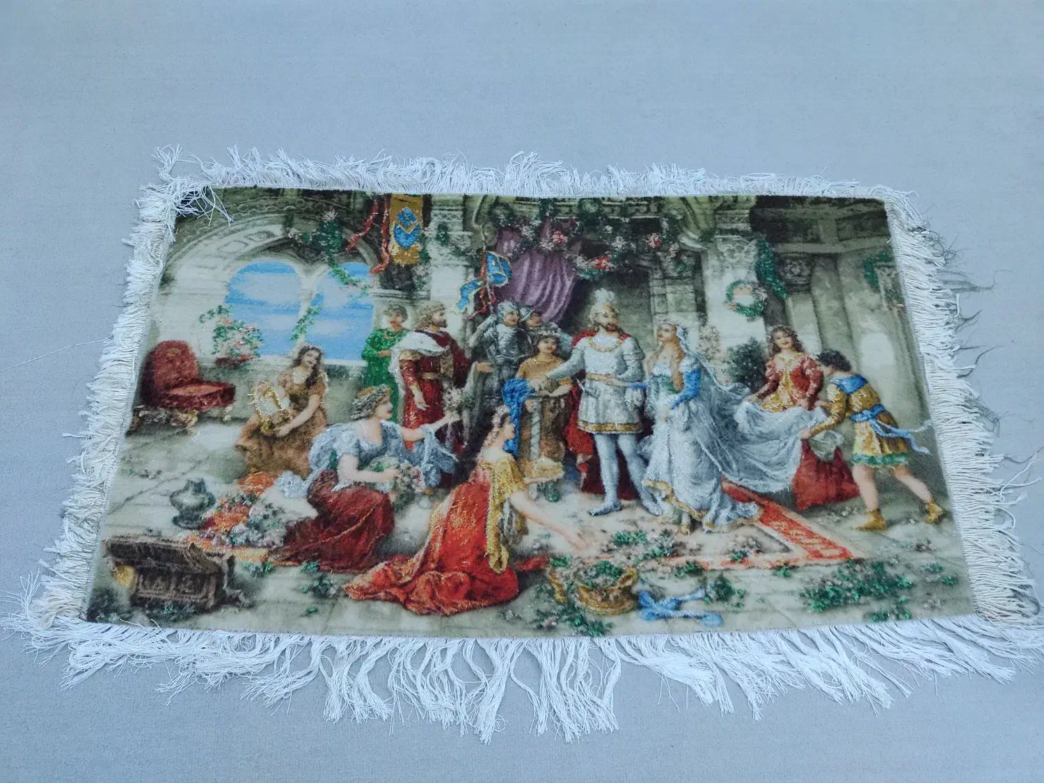 تابلو فرش دستبافت جشن امپراطوری|تابلو فرش|کرمانشاه, |دیوار