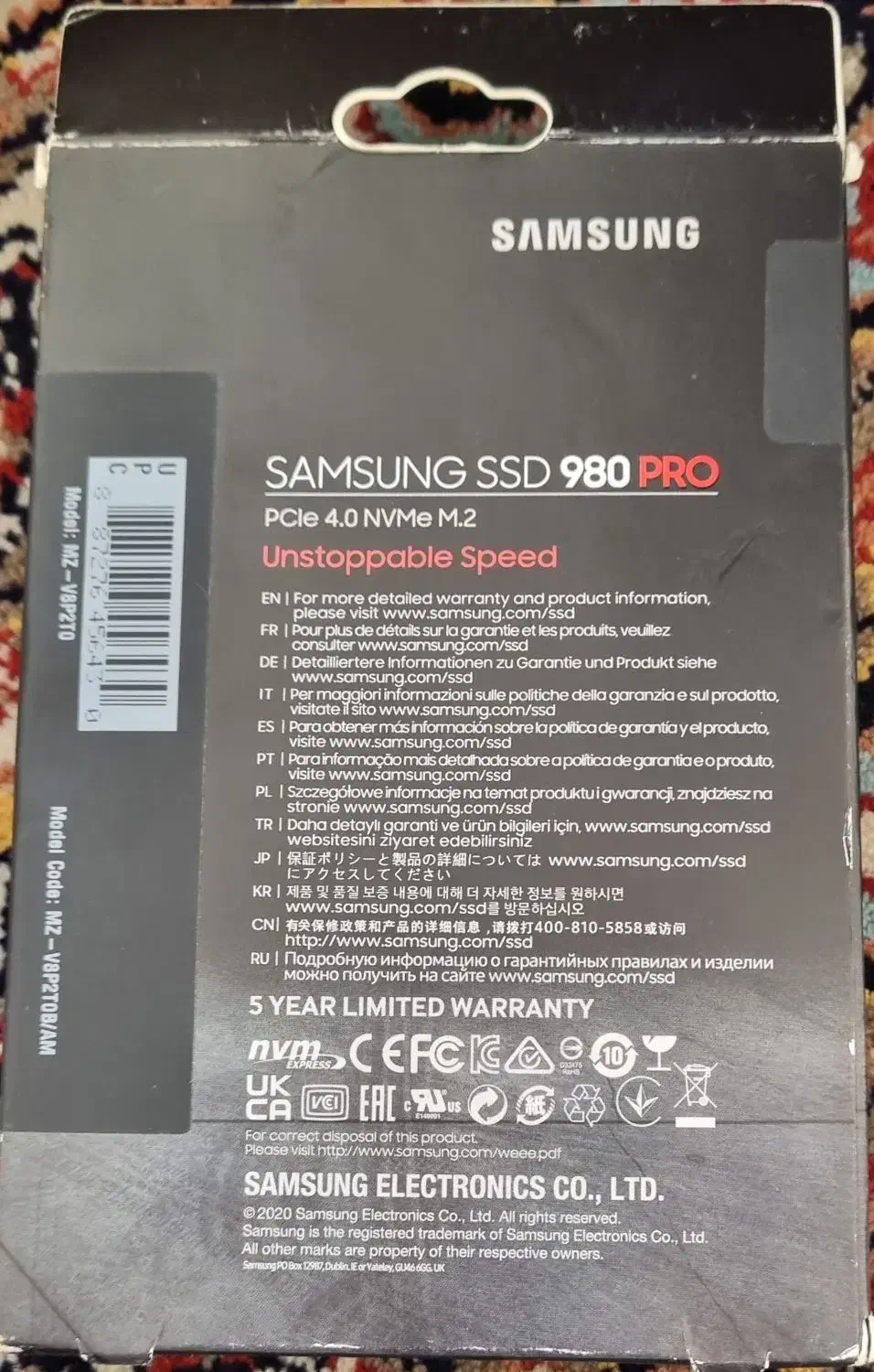Samsung 980 PRO 1TB NVMe PCIe 4.0|قطعات و لوازم جانبی رایانه|شیراز, سینما سعدی|دیوار