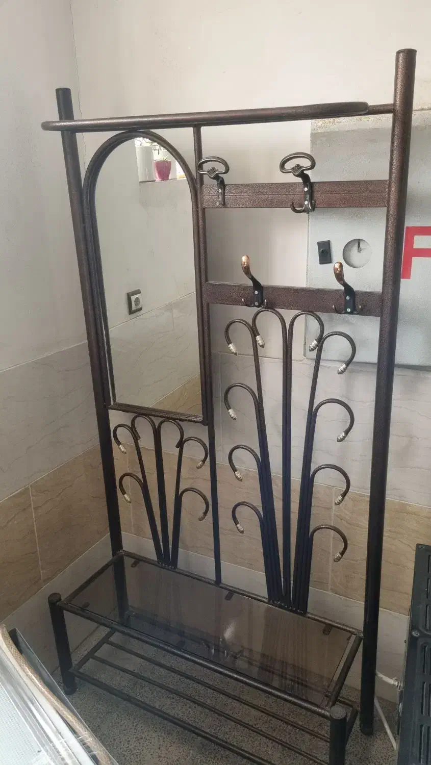 آویز لباس و جاکفشی فرفورژه نو|بندرخت و رختآویز|همدان, |دیوار