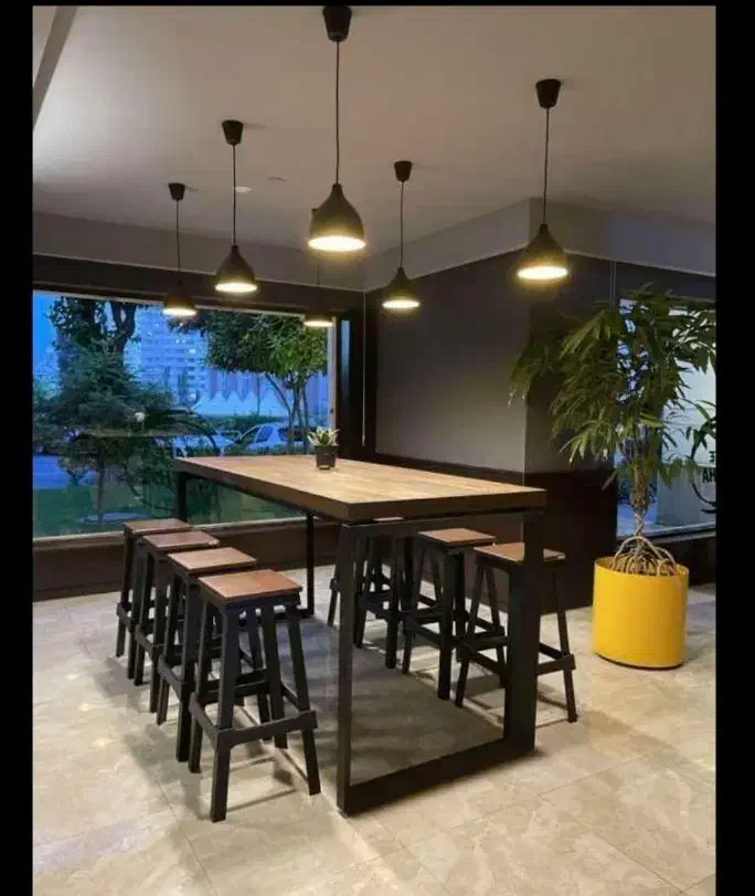 میز وصندلی کافی شاپ چوب وفلز وپلمیر|کافی‌شاپ و رستوران|اصفهان, بابوکان جنوبی|دیوار