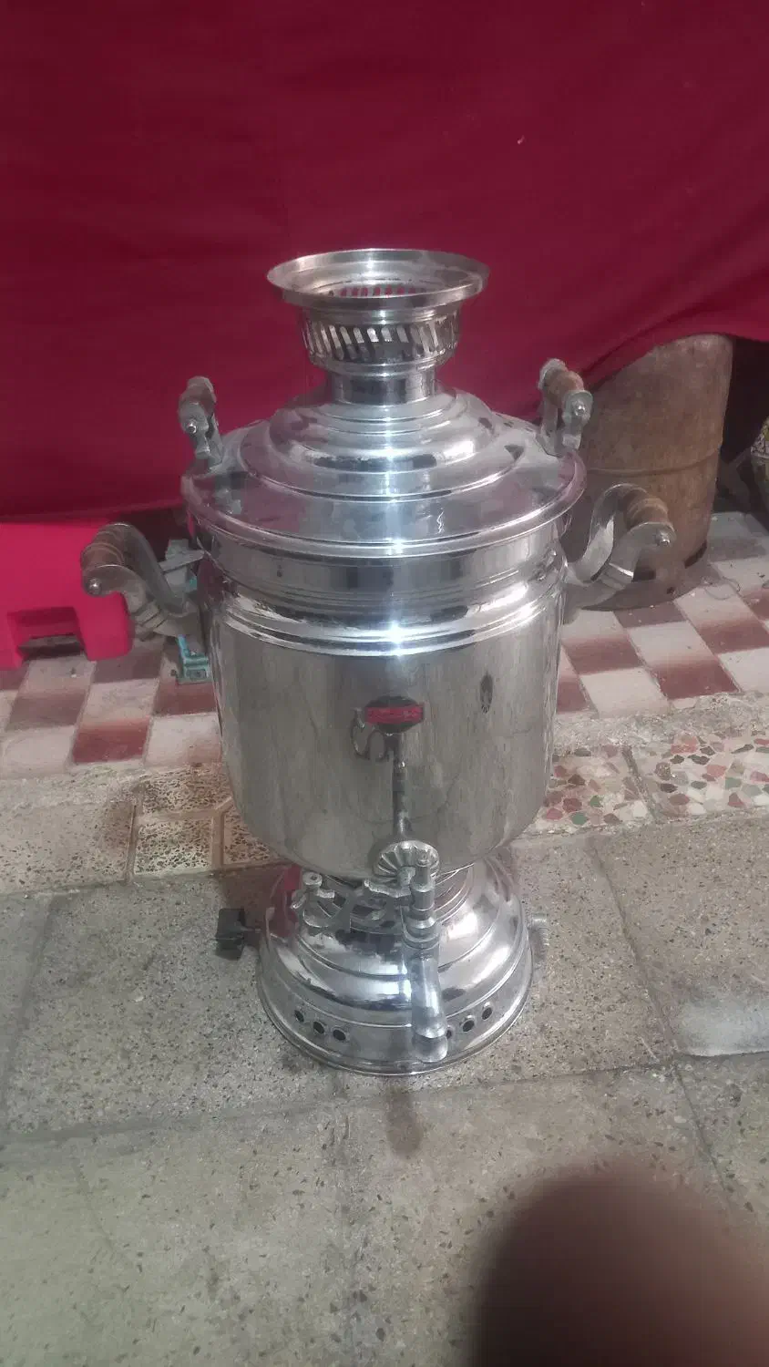 سماور گازی سایز بزرگ|سماور، چای‌ساز، قهوه‌ساز|زنجان, |دیوار