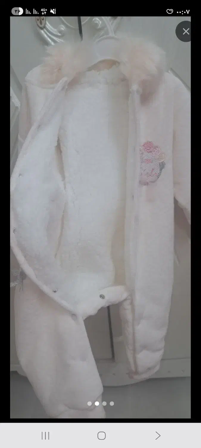 کاپشن سرهمی دخترانه|کفش و لباس بچه|برخوار, |دیوار