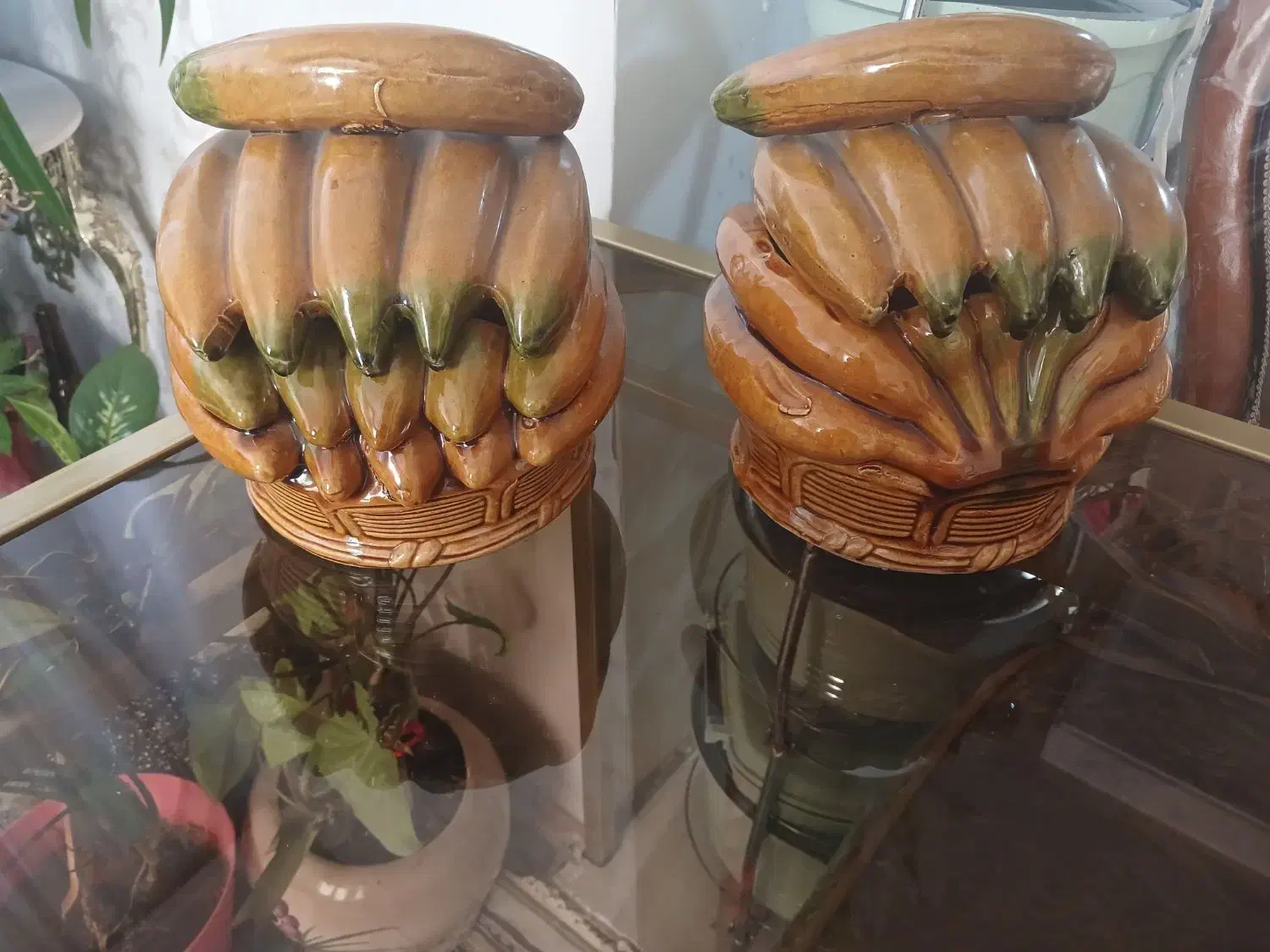 دکوری موز سفالی|مجسمه، تندیس، ماکت|مشهد, پروین اعتصامی|دیوار