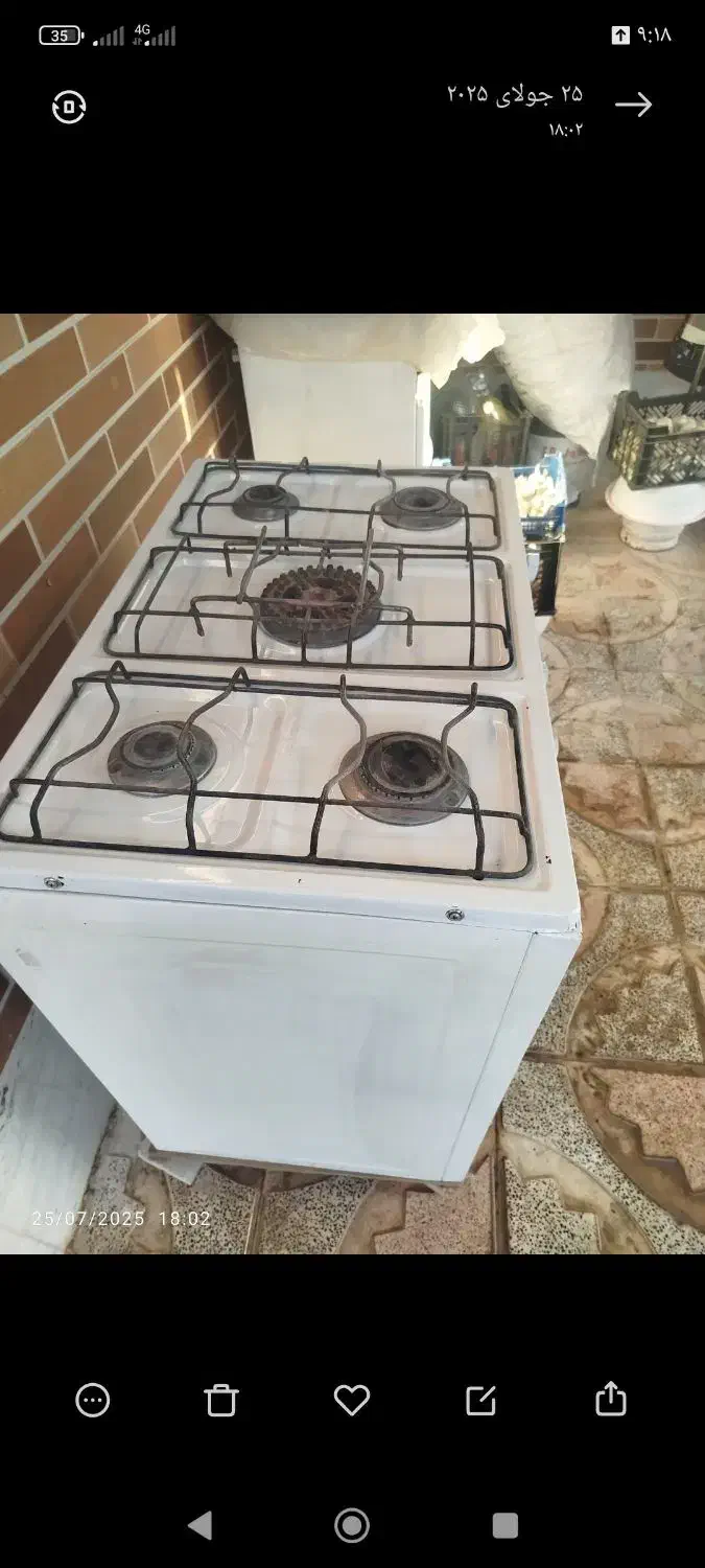 گاز پنج شعله|اجاق گاز و لوازم برقی پخت‌وپز|بختگان, |دیوار