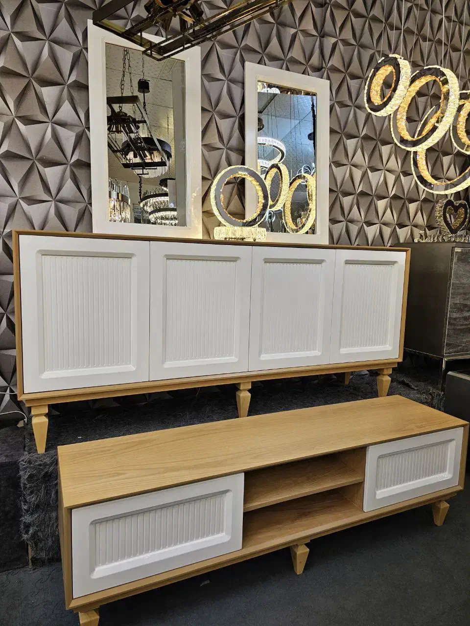 آینه کنسول رادو|بوفه، ویترین، کنسول|مشکیندشت, |دیوار