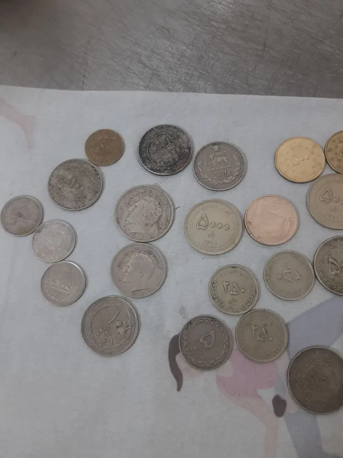 پول سکی جمهوری اسلامی ورضا شاه پلوی|کلکسیون سکه، تمبر، اسکناس|نسیمشهر, |دیوار