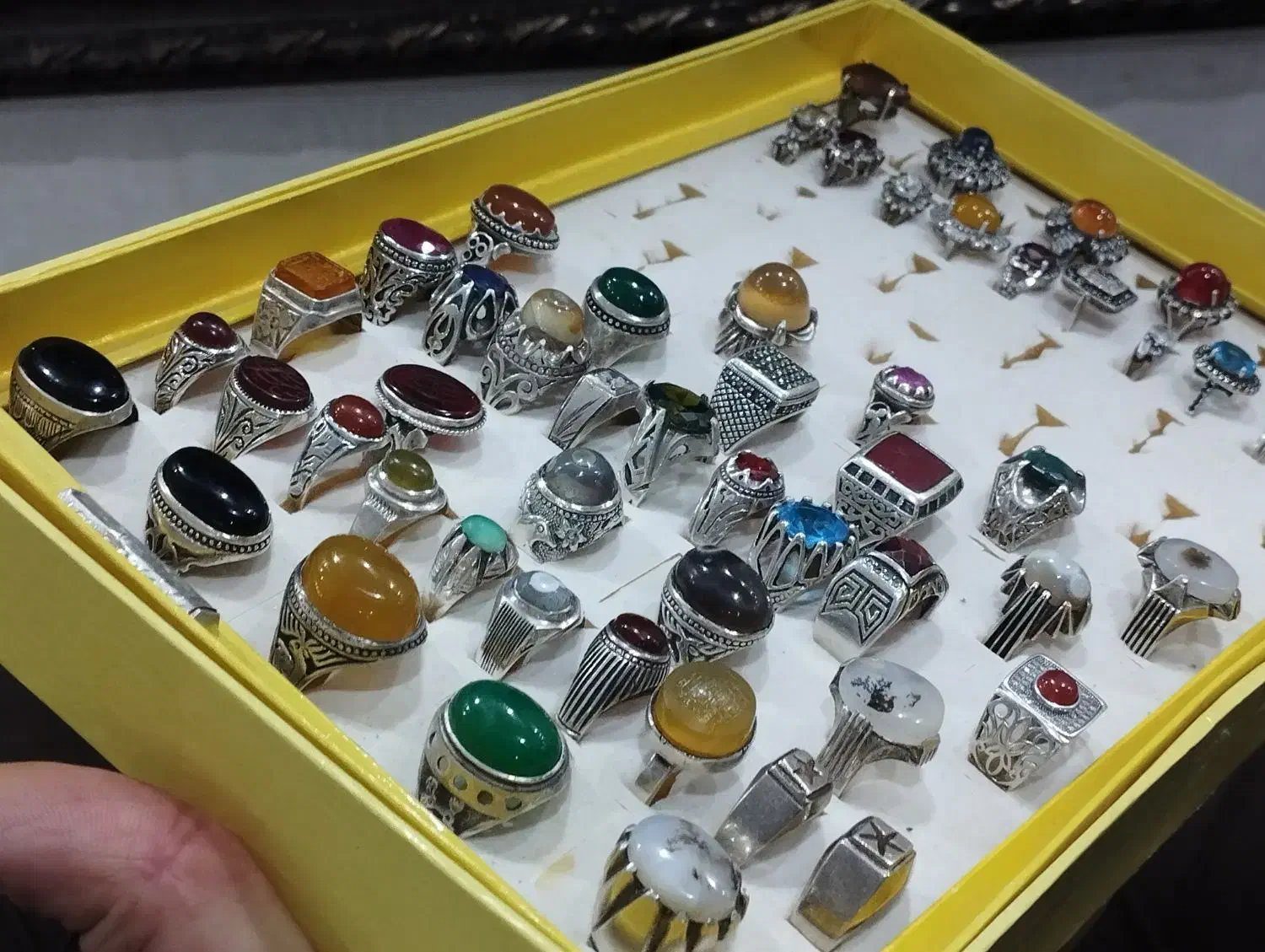 انگشترهای نقره زنانه مردانه و کهنه|جواهرات|فارسان, |دیوار