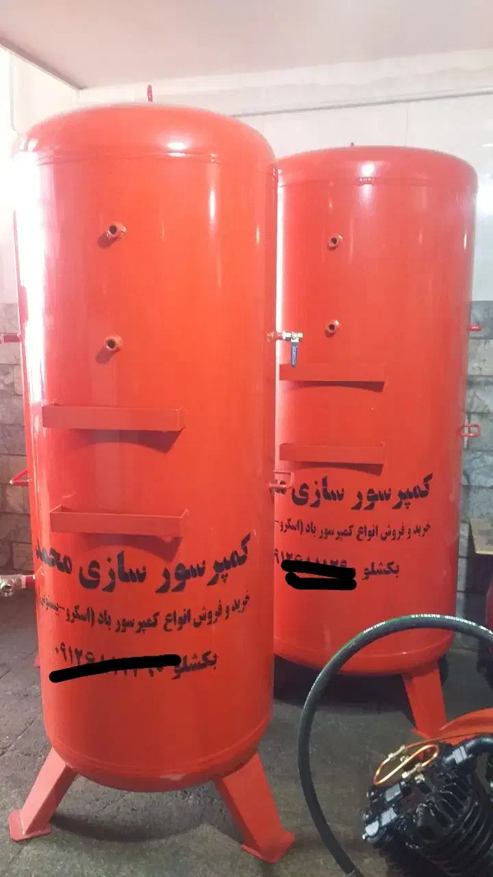 فروش کمپرسور باد و پمپ باد ۱۰۰۰ لیتری|ماشین‌آلات صنعتی|الوند, |دیوار