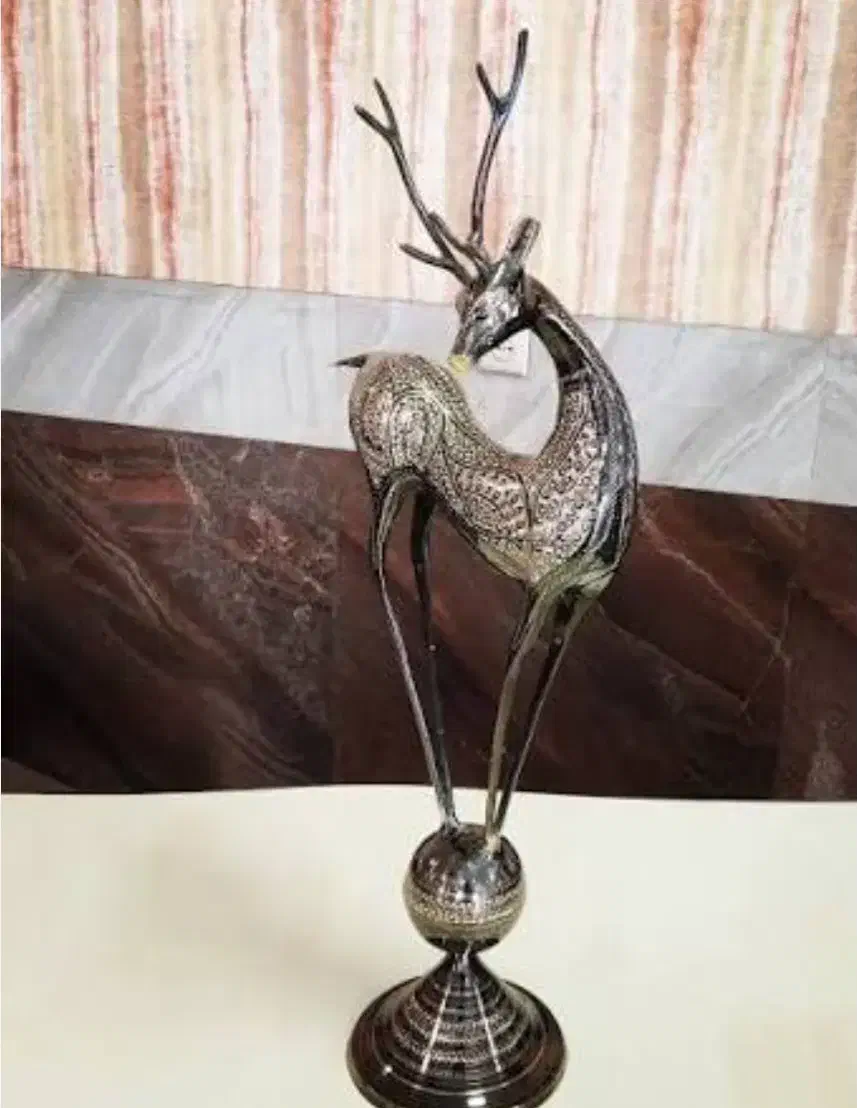 مجسمه گوزن شاخدار مسی|مجسمه، تندیس، ماکت|کرج, ملک‌آباد|دیوار