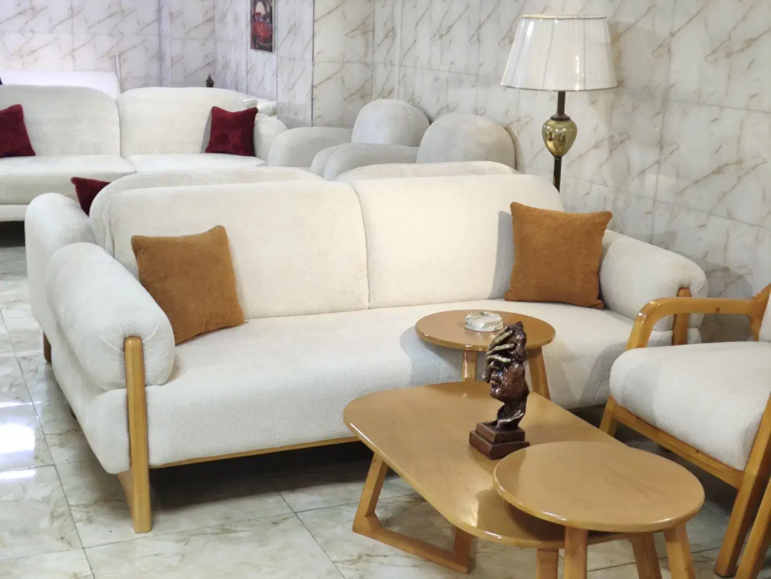 مبل راحتی مینیمال تدی یونانی ۸ نفره|مبلمان خانگی و میز عسلی|مشکین‌دشت, |دیوار