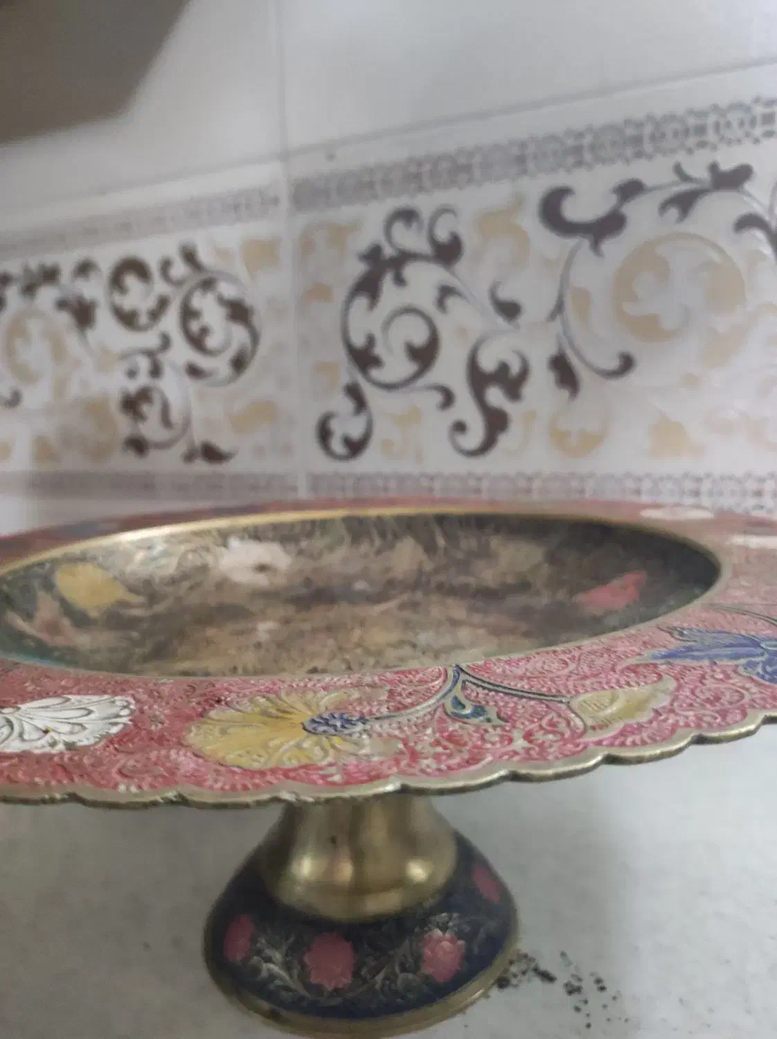 جا میوه ی برنز|ظروف سرو و پذیرایی|خرم‌آباد, |دیوار