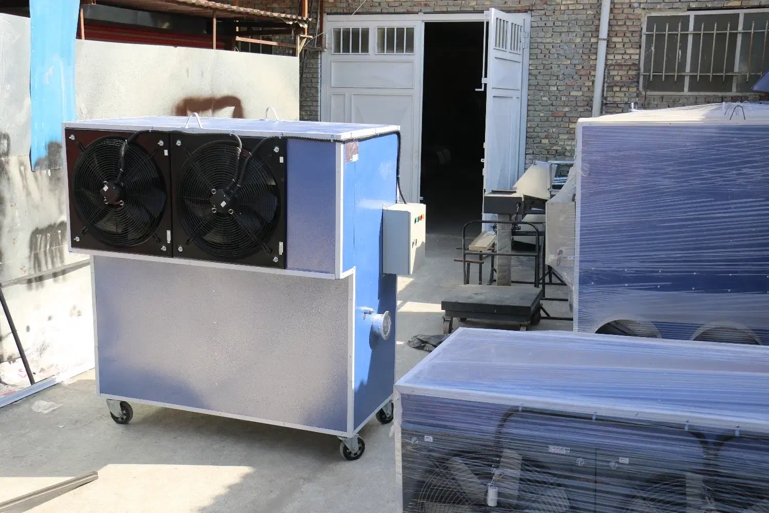 هیتر گلخانه پلاستیکی تونلی سولار کارگاه بخاری 250|ماشینآلات صنعتی|بجنورد, |دیوار