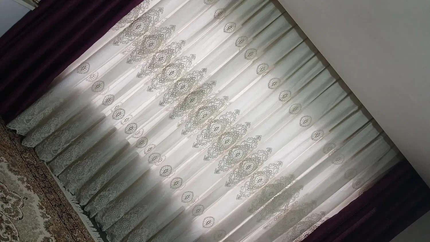 پرده ترک ۳متری|پرده، رانر، رومیزی|قم, دروازه چوبی|دیوار