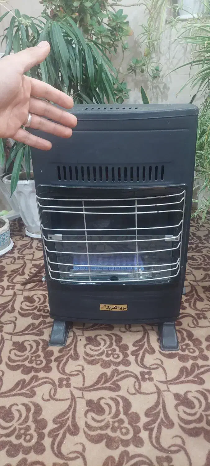 بخاری بدون دودکش سوپر الکتریک|بخاری، هیتر، شومینه|تاکستان, |دیوار