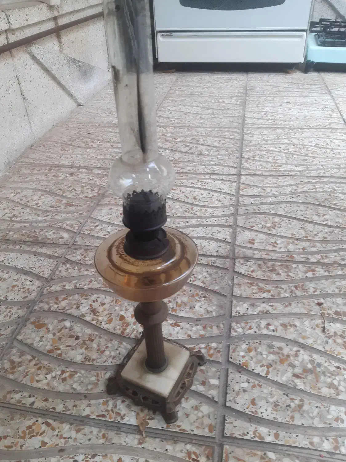 چراغ روسی انتک نایاب|کلکسیون اشیاء عتیقه|صوفیان, |دیوار