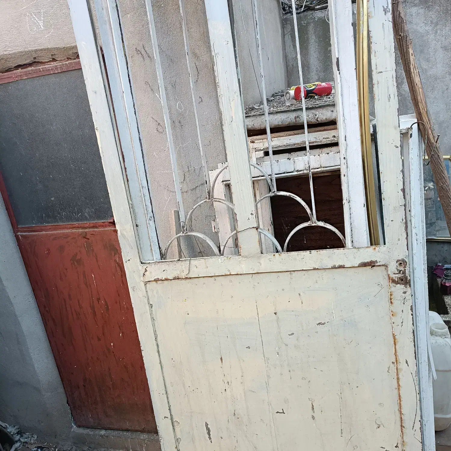 آهن آلات  درب کوچه و انباری تیرآهن|مصالح و تجهیزات ساختمان|خوی, |دیوار