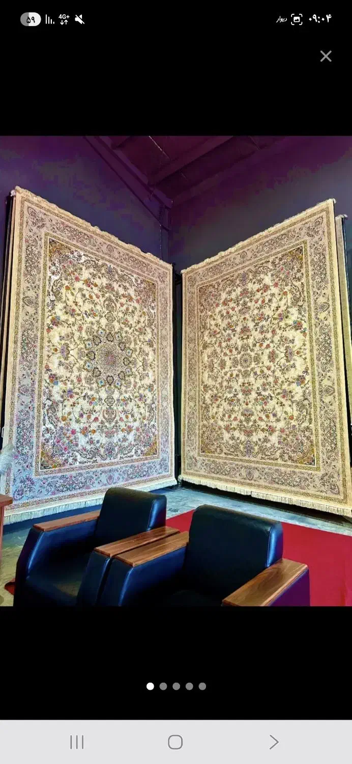 سلطان افشان درباری ۱۲۰۰|فرش|شیراز, ریشمک|دیوار