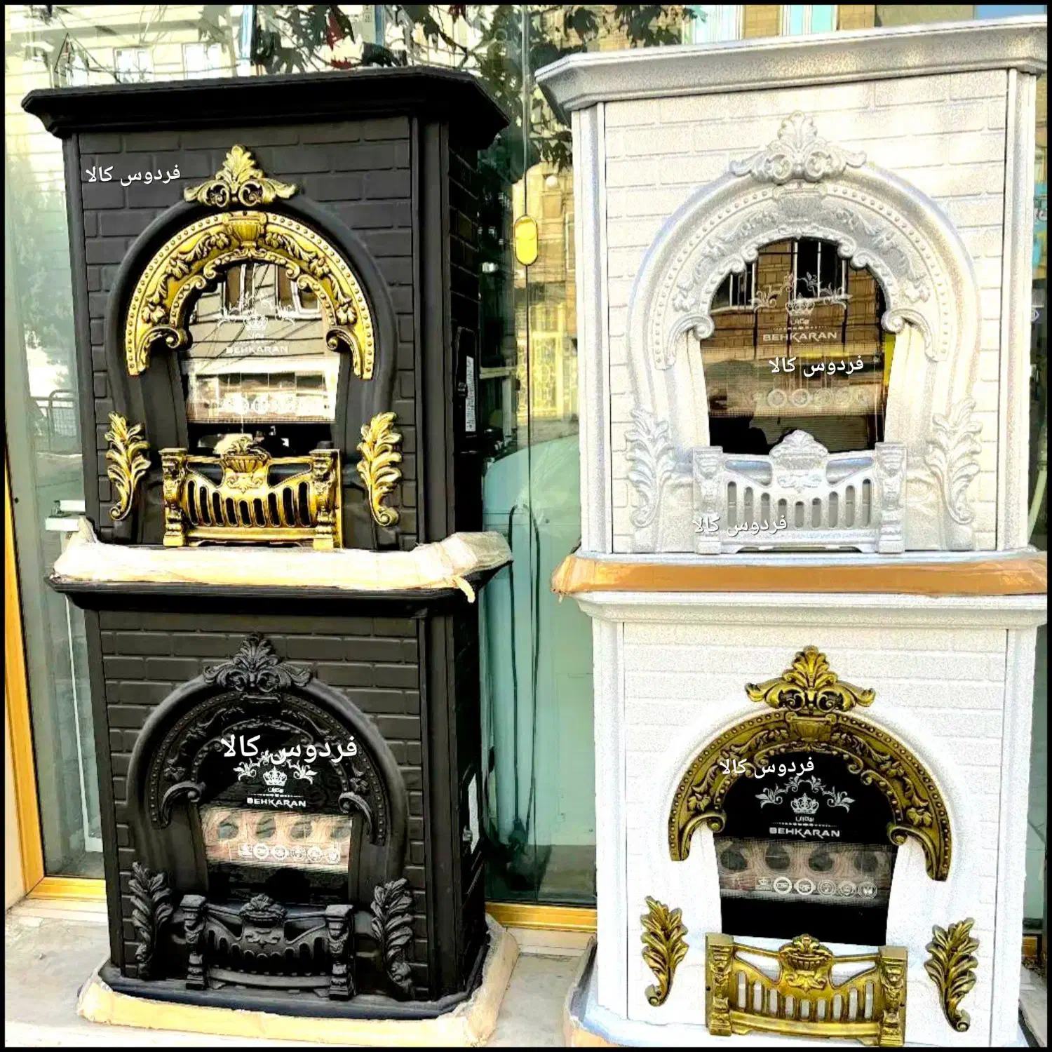 بخاری گازی بهکاران Behkaran در4رنگ|بخاری، هیتر، شومینه|گرگان, |دیوار