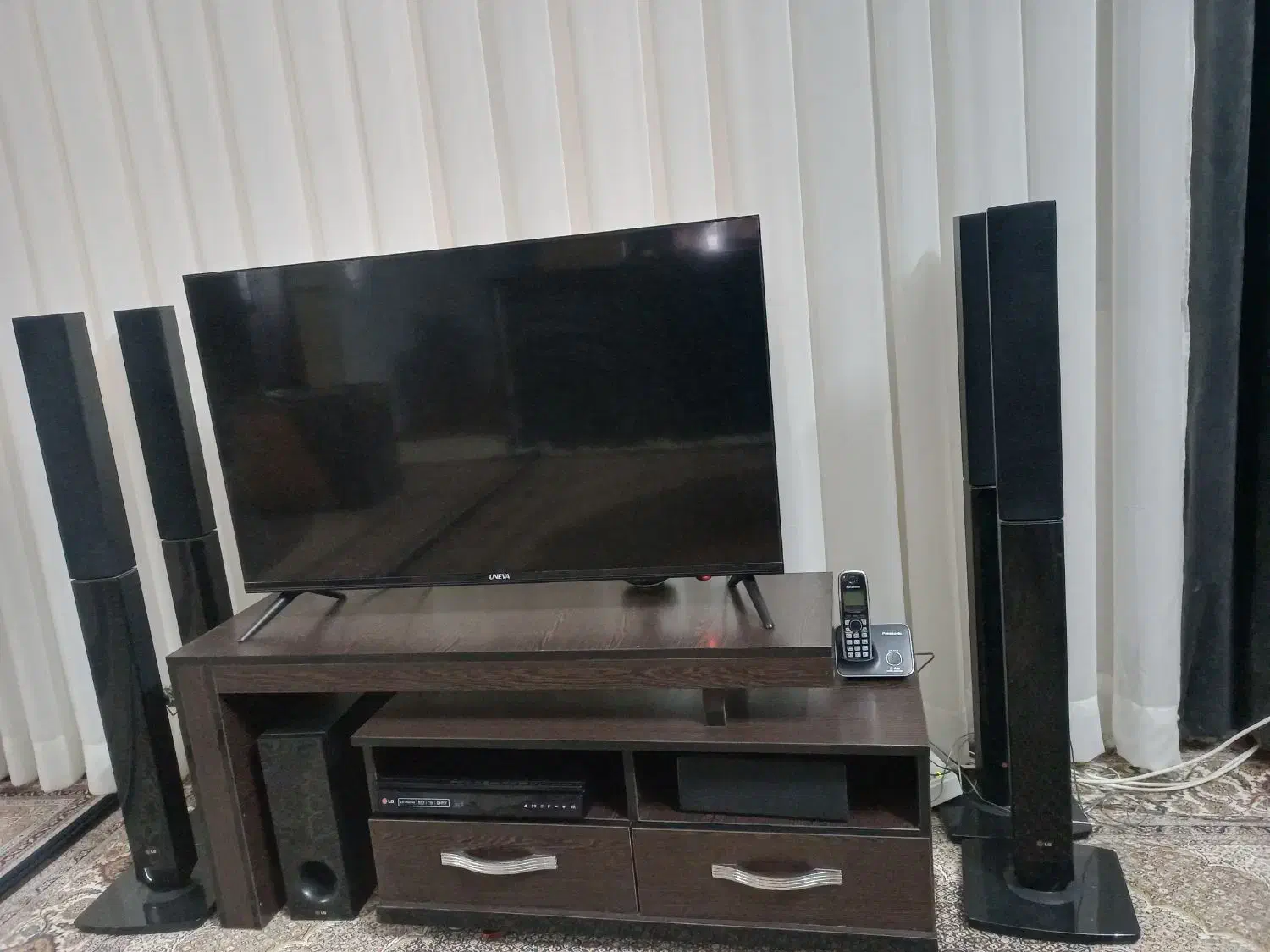 سینما خانواده ۷تیکه ال جی|سیستم صوتی خانگی|بوئین زهرا, |دیوار