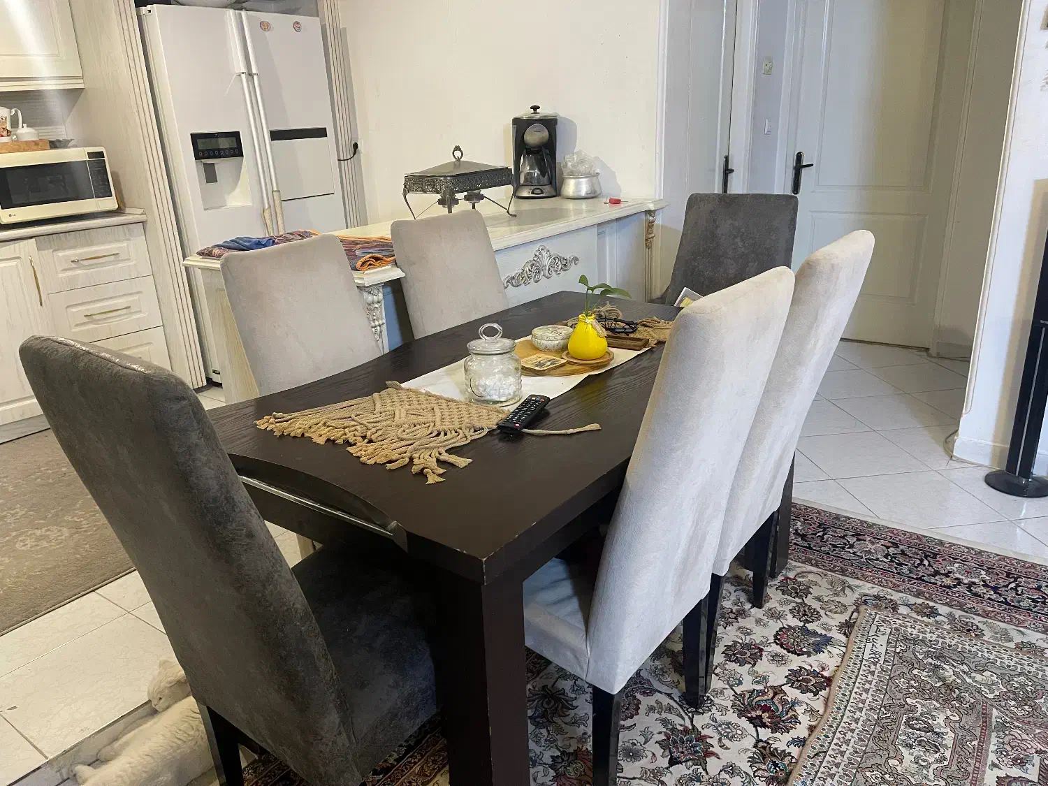 میز نهارخوری ۶ نفره|میز و صندلی غذاخوری|مشهد, امیریه|دیوار