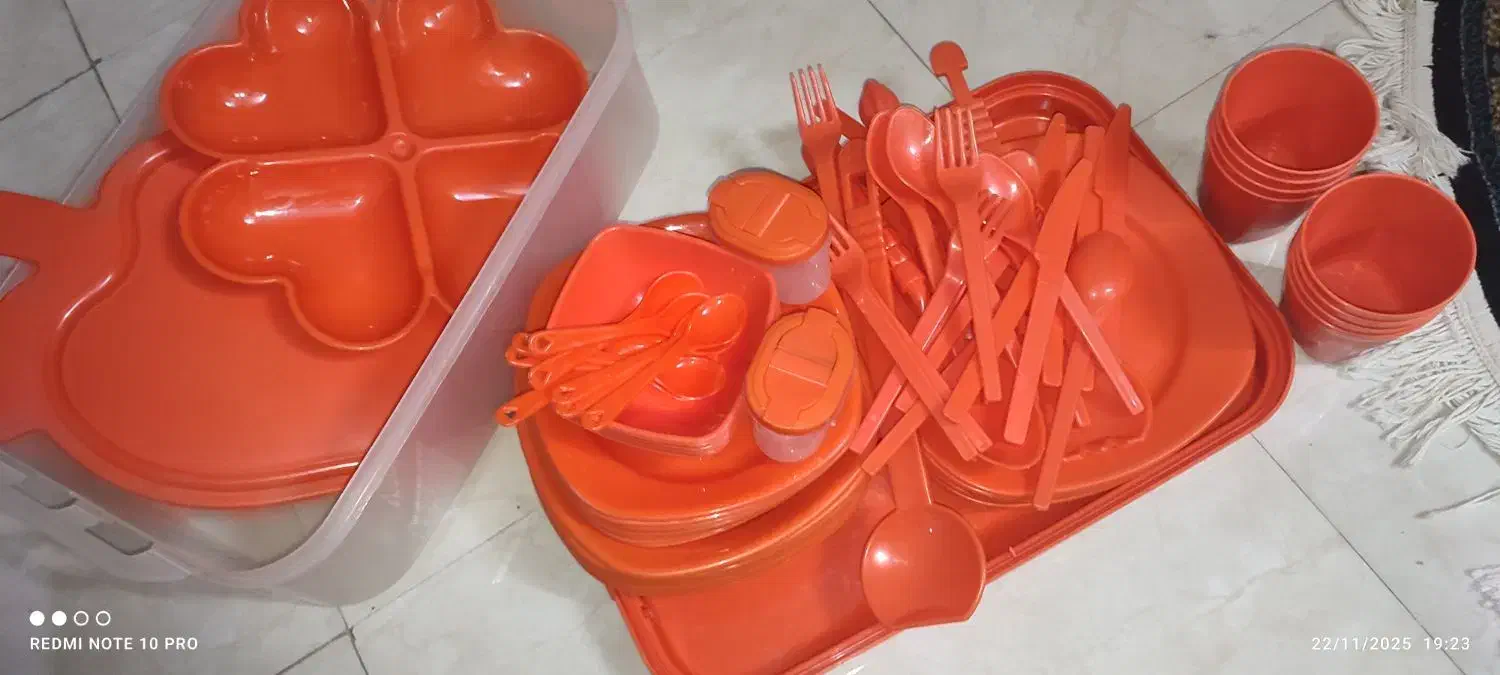 ظرف مسافرتی ۸ نفره|ظروف نگهدارنده، پلاستیکی، یکبارمصرف|مشهد, مشکینی (شهرک غرب)|دیوار