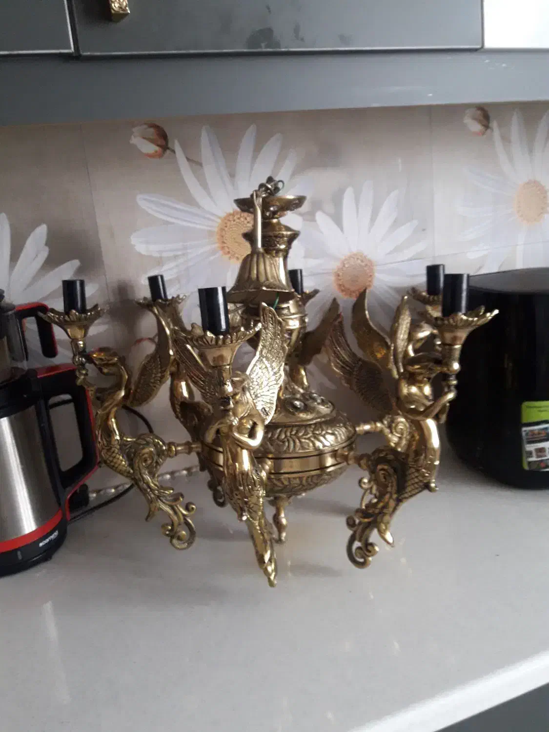 لوستر برنز|لوستر و چراغ آویز|کرمانشاه, |دیوار