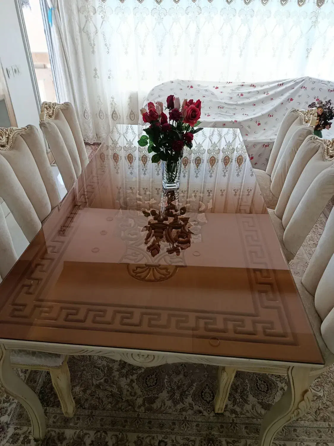 میز غذا خوری|میز و صندلی غذاخوری|الوند, |دیوار