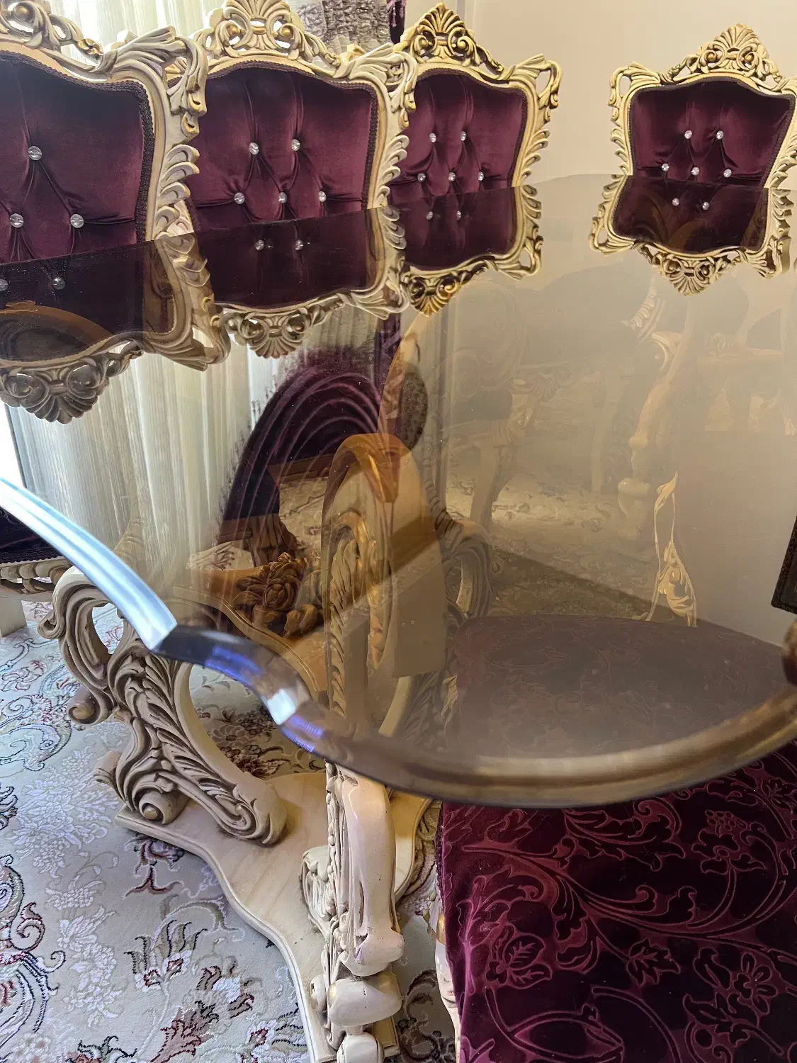 میزناهارخوری۸ نفره|میز و صندلی غذاخوری|تهران, شهرک امید|دیوار