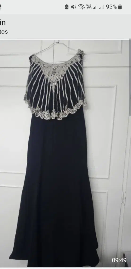 لباس مجلسی با دنباله کوتاه.تماما سنگ اتریشی .|لباس|تهران, بهار|دیوار