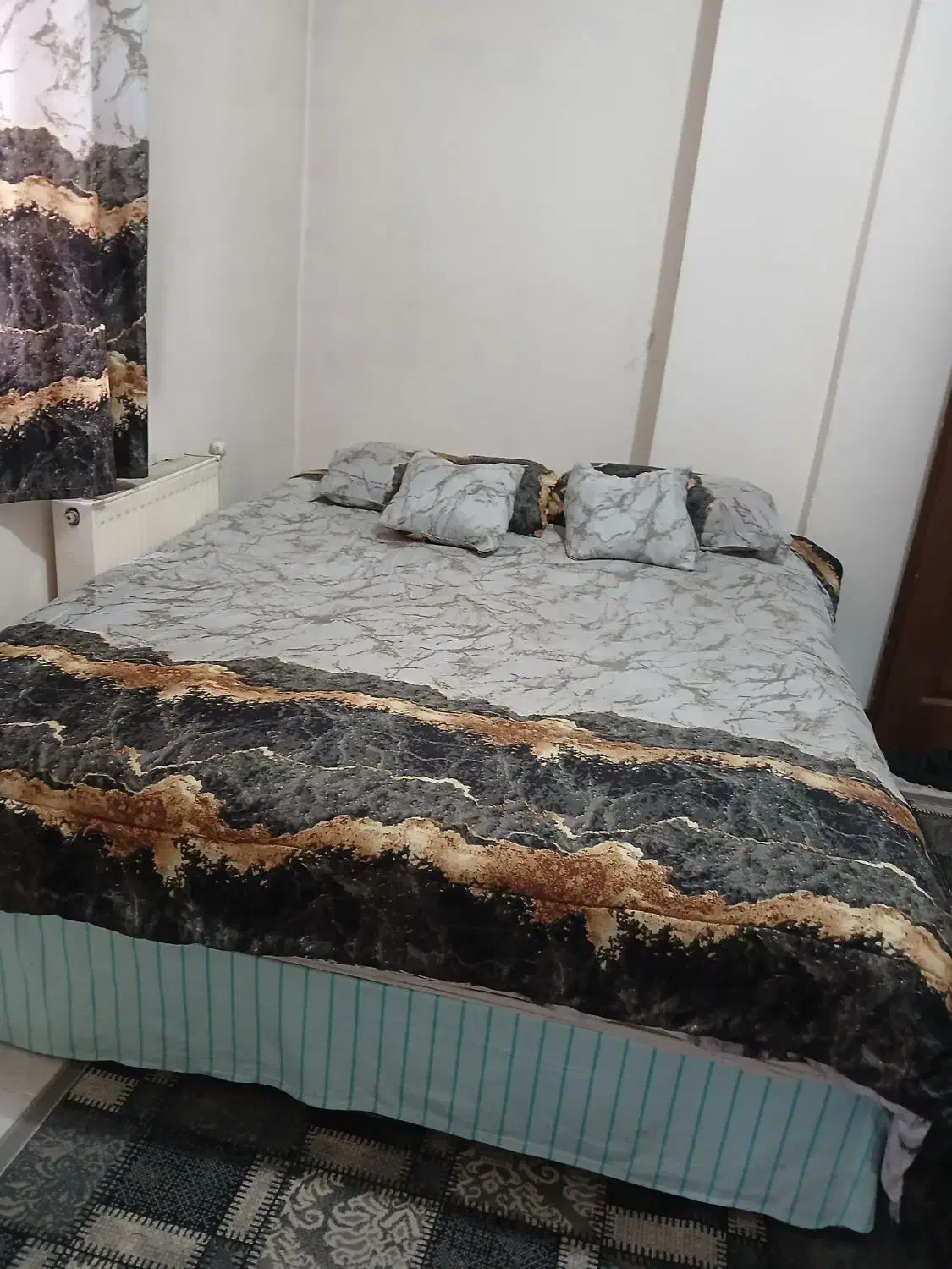 تخت خواب دونفره|تخت و سرویس خواب|شاهدشهر, |دیوار