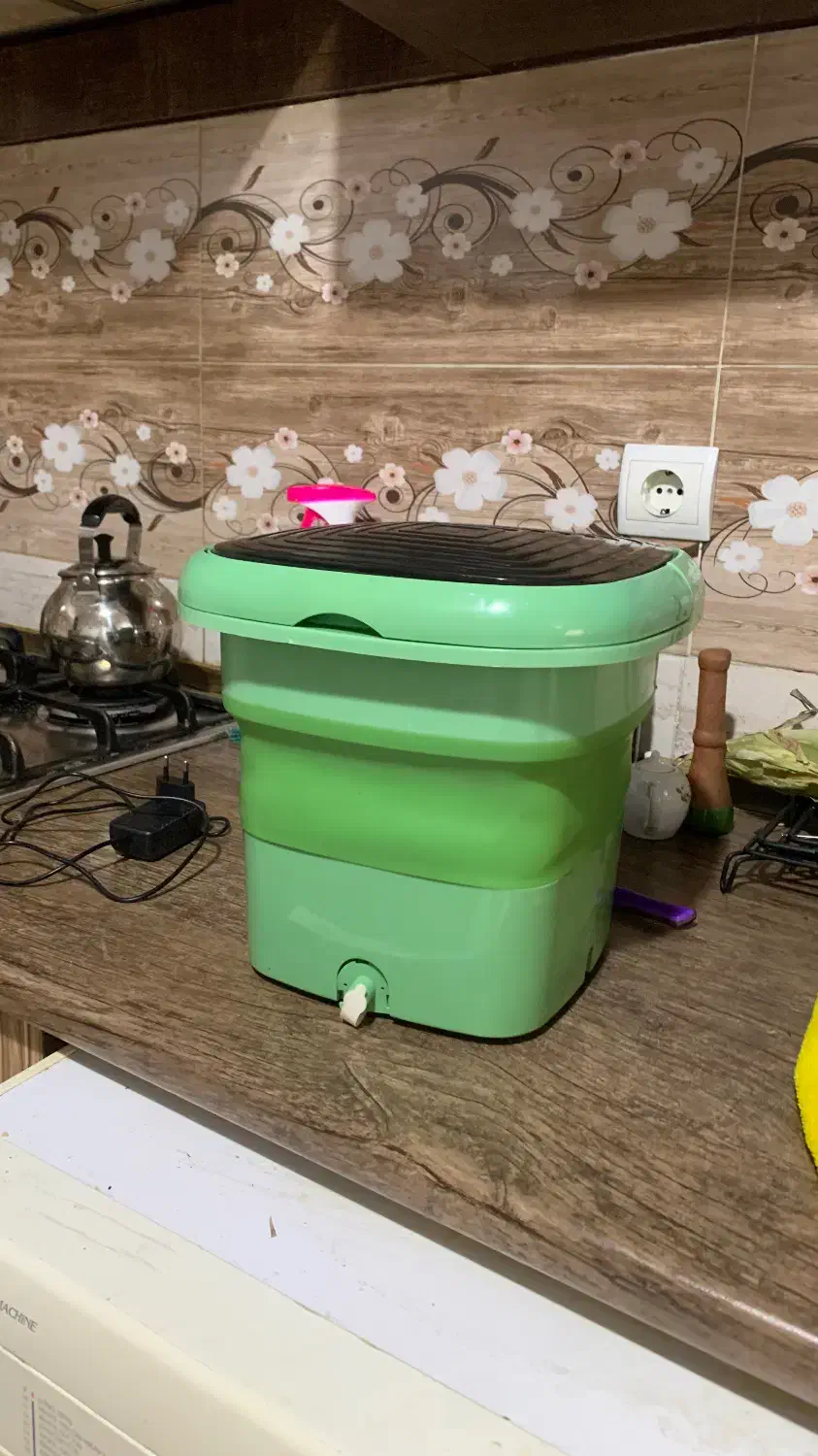 مینی واش تاشو مسافرتی|ماشین لباسشویی و خشک‌کن لباس|رشت, دیلمان|دیوار