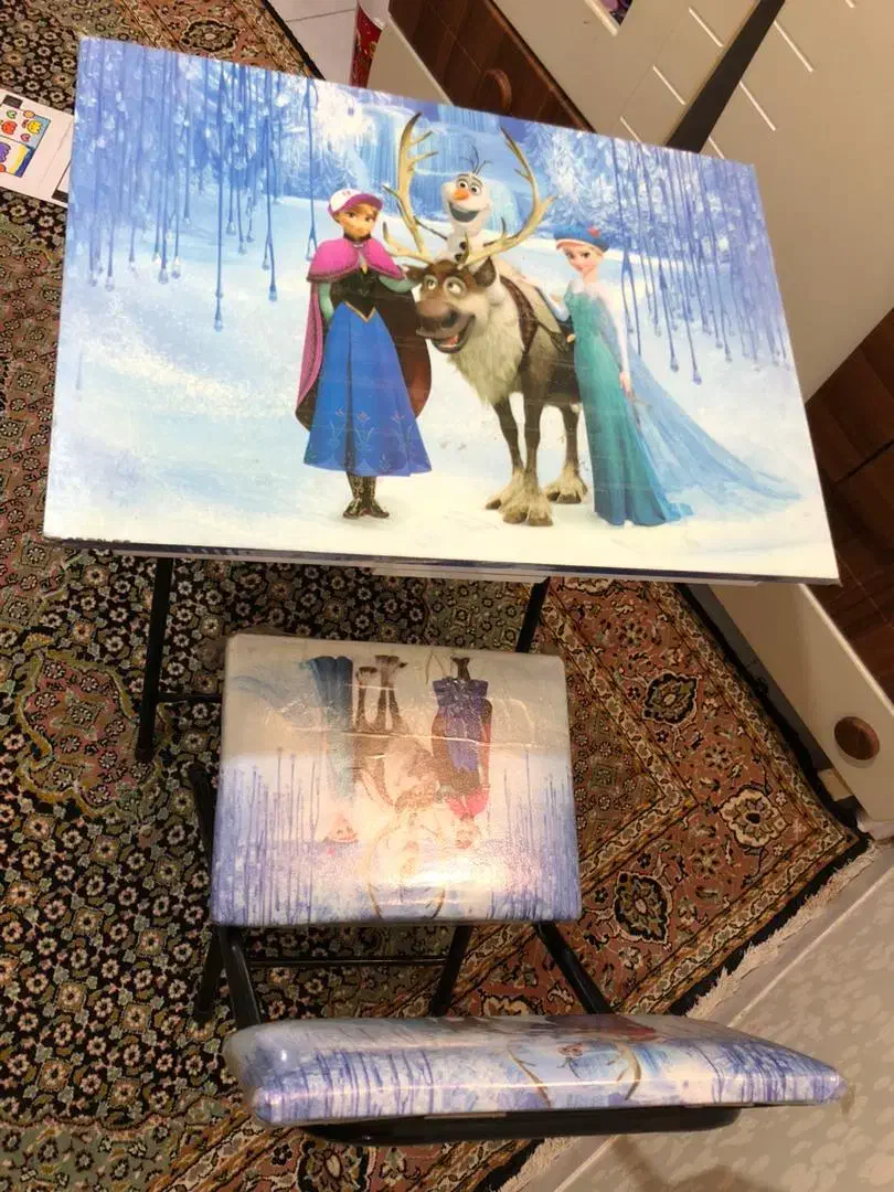 میز تحریر و صندلی طرح السا|میز تحریر و کامپیوتر|سمنان, |دیوار