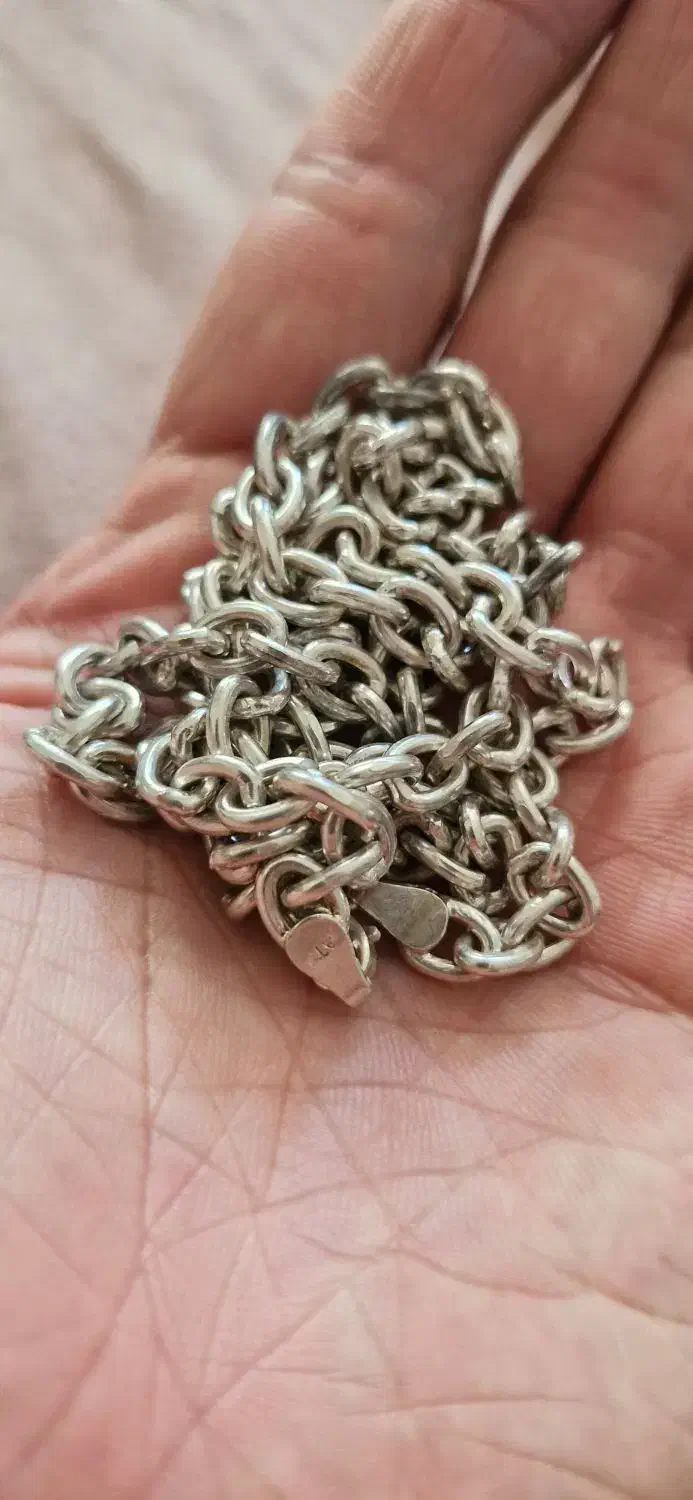 زنجیر نقره دیپلمات گردنبند انگشتر|جواهرات|اصفهان, مسجد مصلی|دیوار