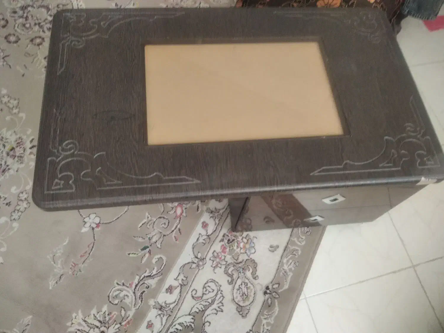 میز جلو مبلی با عسلی|مبلمان خانگی و میز عسلی|شیروان (خراسان), |دیوار