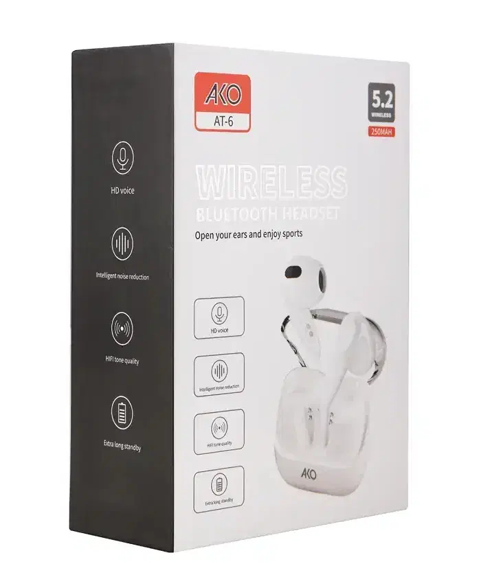 هندزفری بلوتوثی آکو مدل AT- 6|پخشکننده همراه|خرمآباد, |دیوار