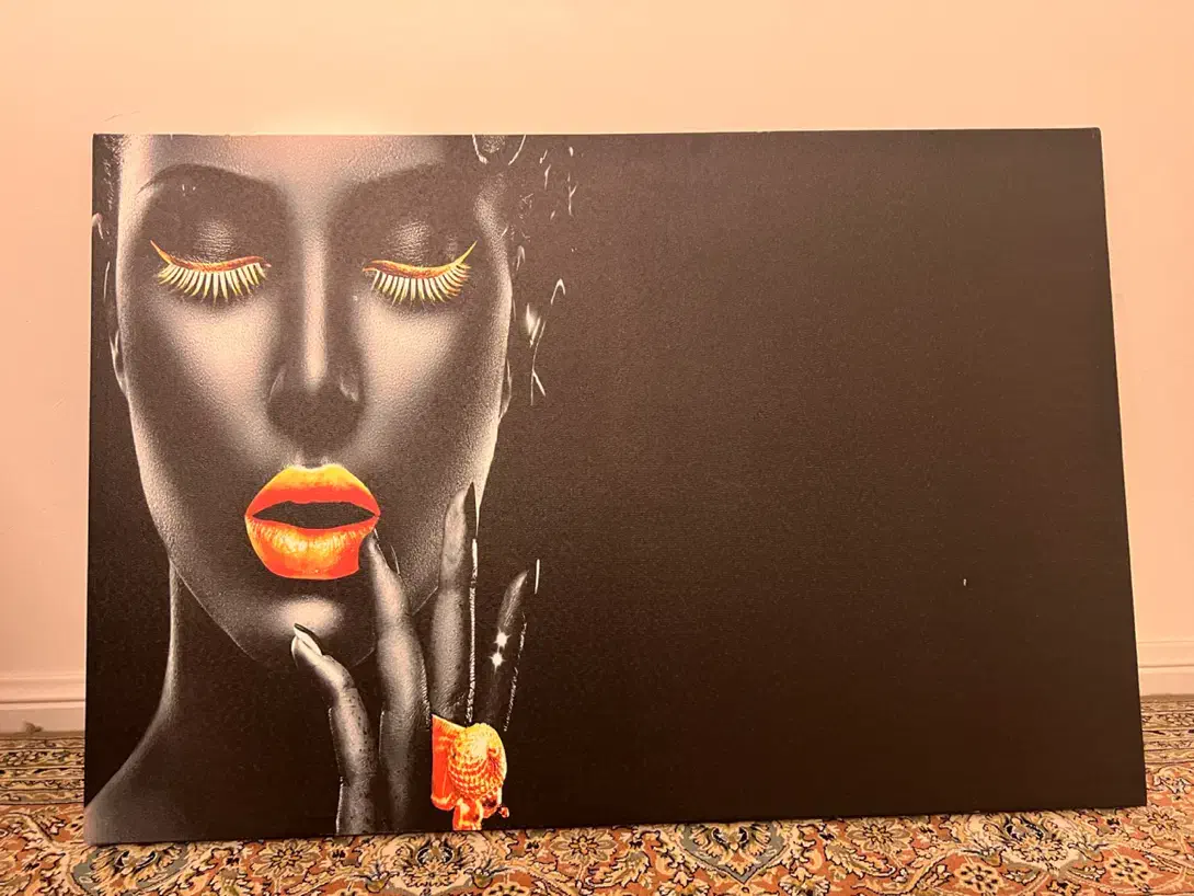 تابلو چهره مدرن|تابلو، نقاشی، عکس|مشهد, شهید فرامرز عباسی|دیوار