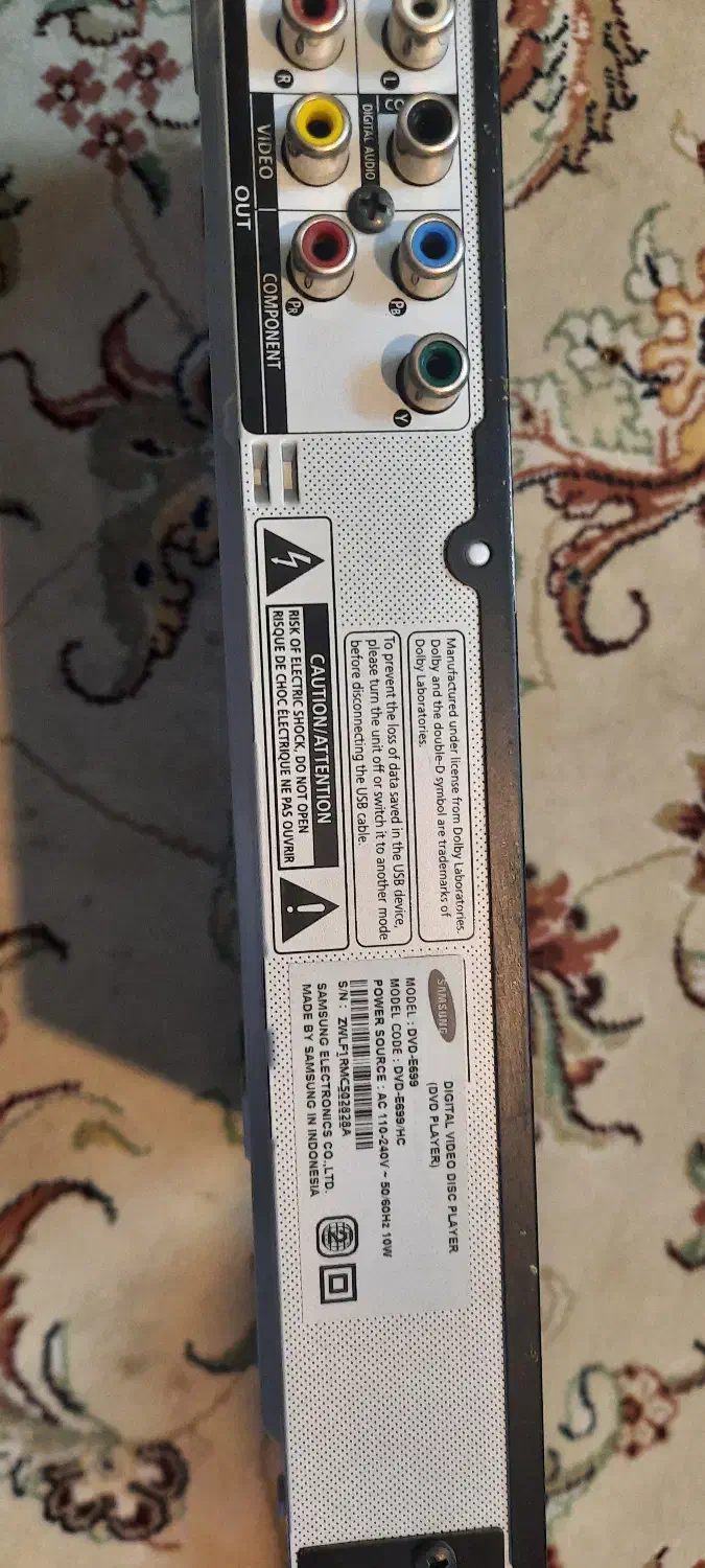 دستگاه دی وی دی پلیر سامسونگ|پخشکننده DVD و ویدیو|مشهد, یاس|دیوار