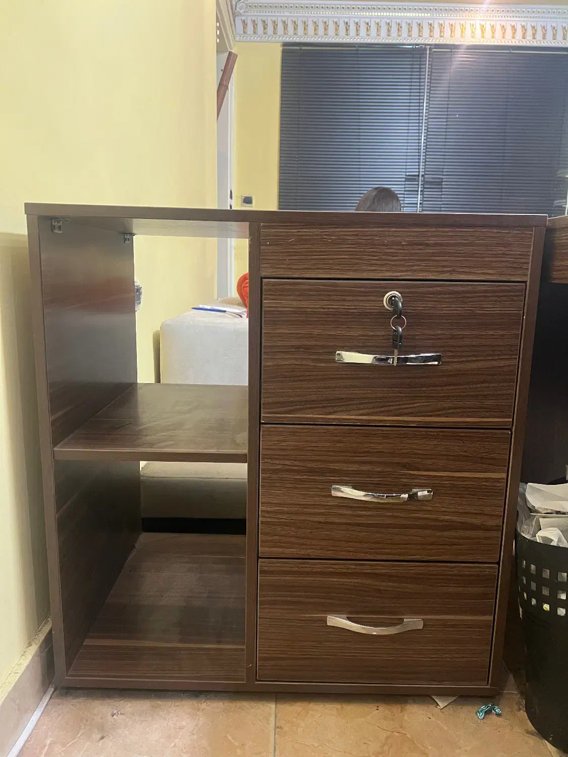 میز اداری L  ام دی اف|دفتر کار|رشت, سعدی (تختی)|دیوار